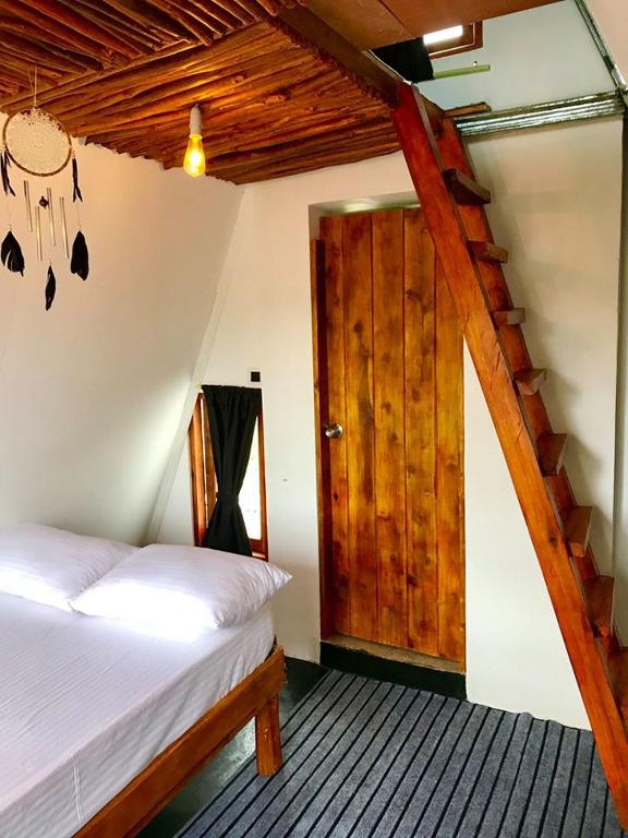 Bedroom loft interior